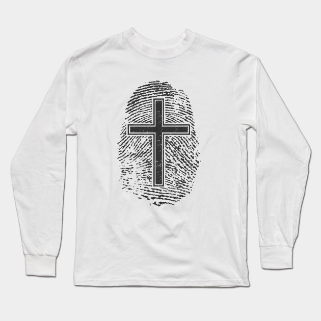 Christian thumbmark cross Long Sleeve T-Shirt by teemarket
